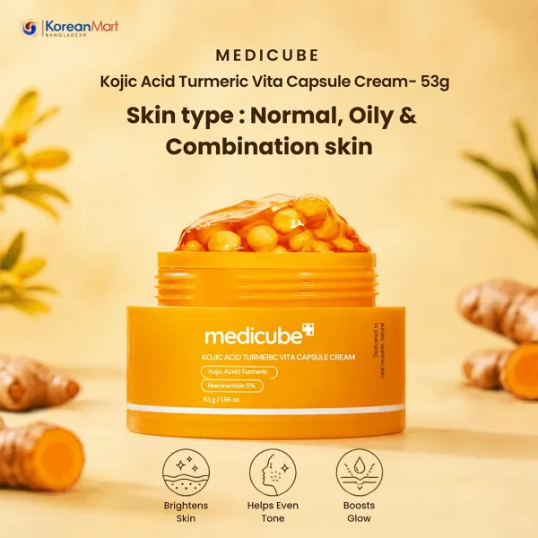 Medicube Kojic Acid Turmeric Vita Capsule Cream - 53g